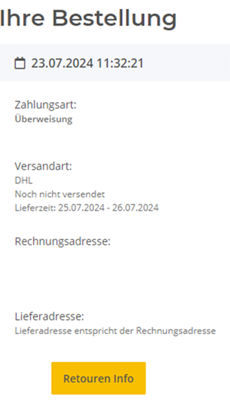 Sprachauswahl im Großkundenportal