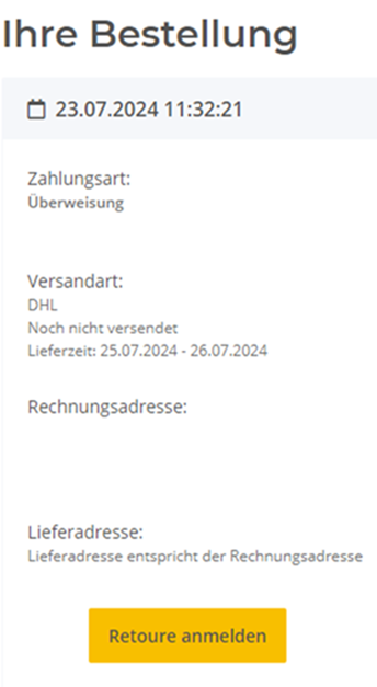 Liste der Benutzer