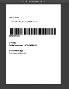 Label drucken